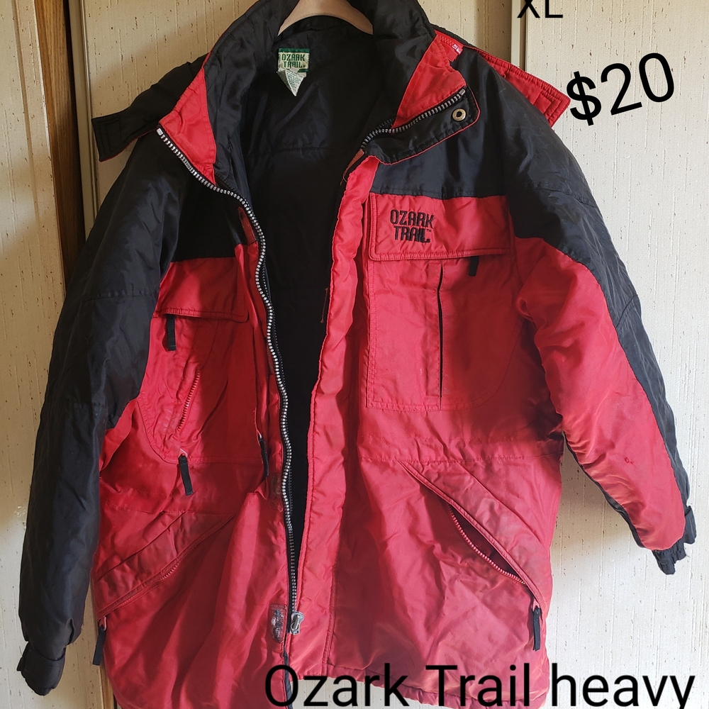 Ozark Trail Red and Black Outdoor Coat